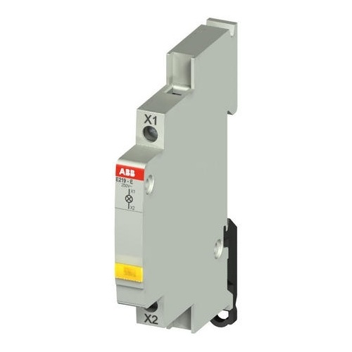 ABB gaismas indikators dzeltens LED 230V AC 0.4W ProM Compact E219, 2CCA703403R0001 cover photo