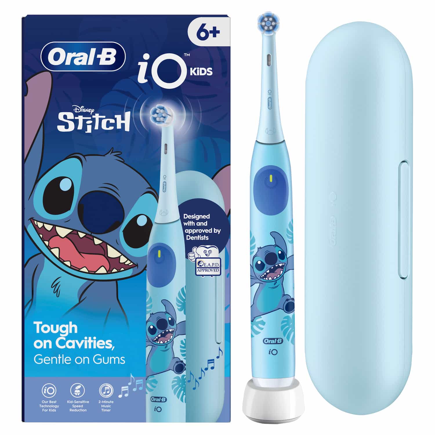 Braun el.zobu  birste - bērnu, Stitch, iOS2K.1I9.K cover photo