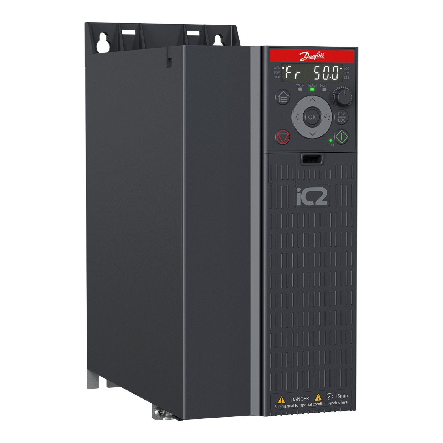 Danfoss frekvences pārveidotājs 3/3 fāzes 11kW 400V 23A C4 IP20 iC2-Micro, 132L6124 cover photo