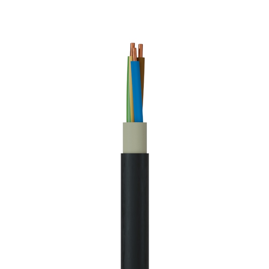 Faber kabelis N2XH-O 1x4mm2 LSZH melns 0.6/1kV saiva B2ca, 014874 cover photo