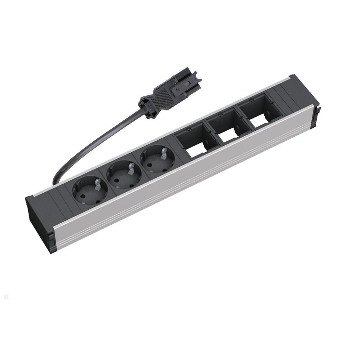 Bachmann moduļu bloks 6-v (3x Schuko, 3x tukši) Coni, 912.006 cover photo