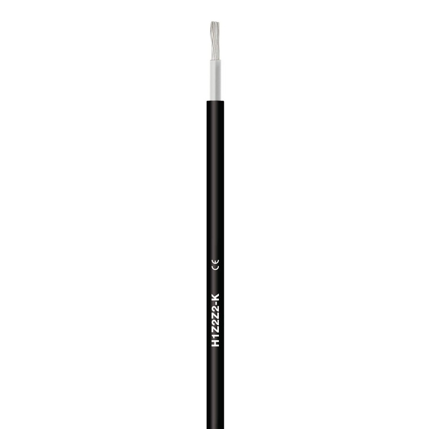 Faber kabelis H1Z2Z2-K 1x4mm2 1kV melns saules PV paneļiem Solar Plus, 041027S cover photo