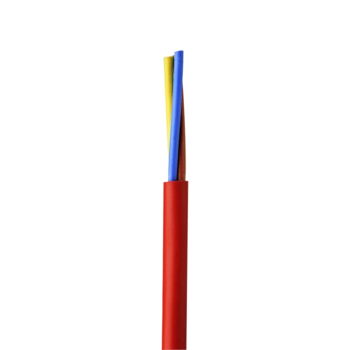 Faber silikona kabelis SiHF-J 5x6mm2 180°C lokans, sarkans 300/500V saiva, 030690 cover photo