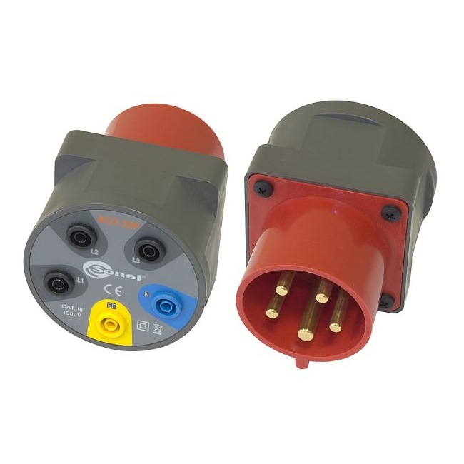 Sonel adapteris 3-f 32A spēka kontaktligzdai AGT-32P, WAADAAGT32P cover photo