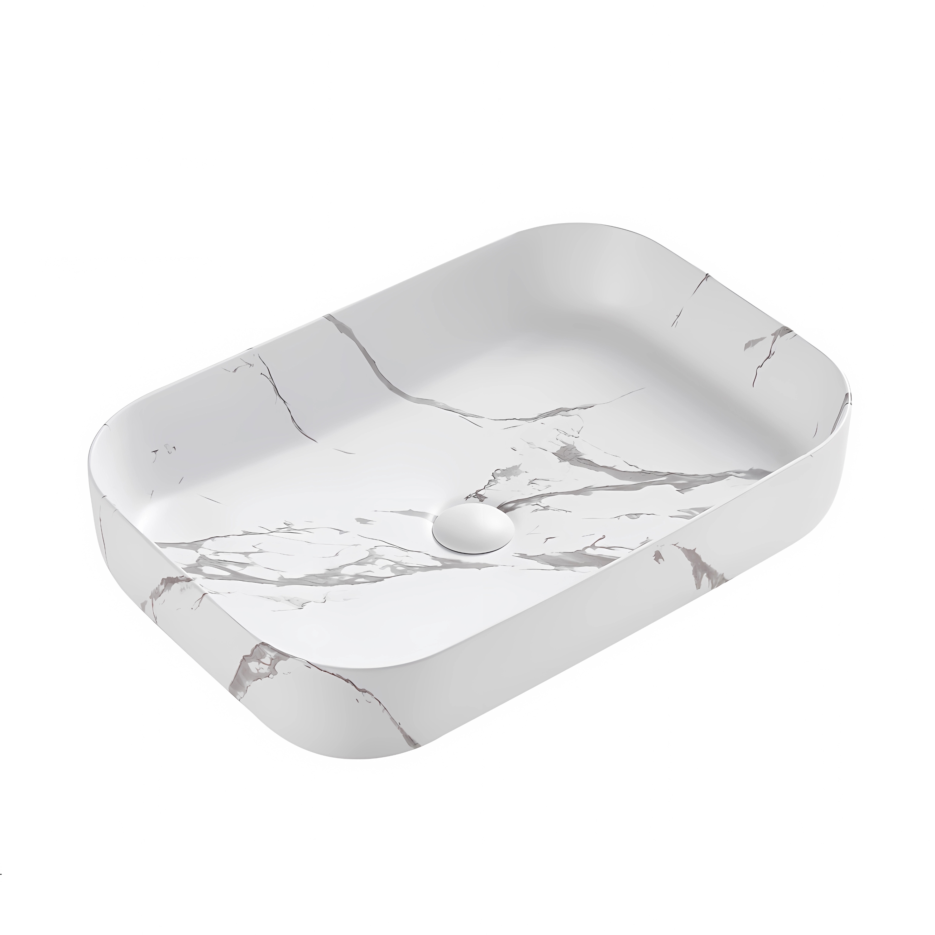 Vento izlietne Marble Vento 60X42 gaišas krāsas, T-31MB054 cover photo