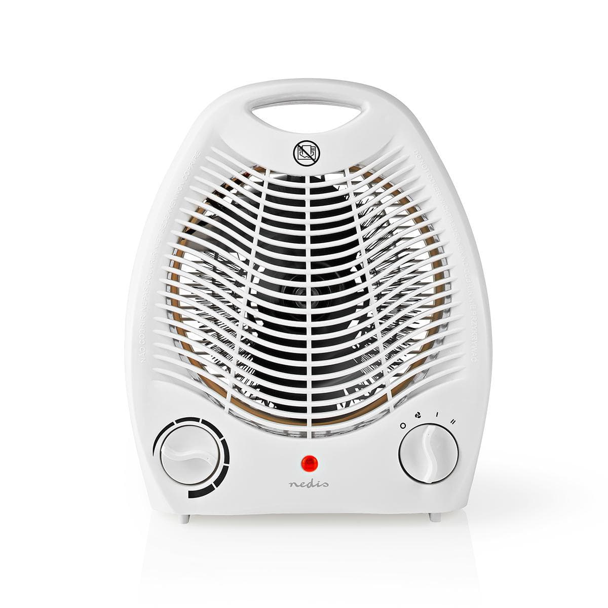 Nedis ventilatora elektriskais sildītājs, balts, HTFA13CWT cover photo