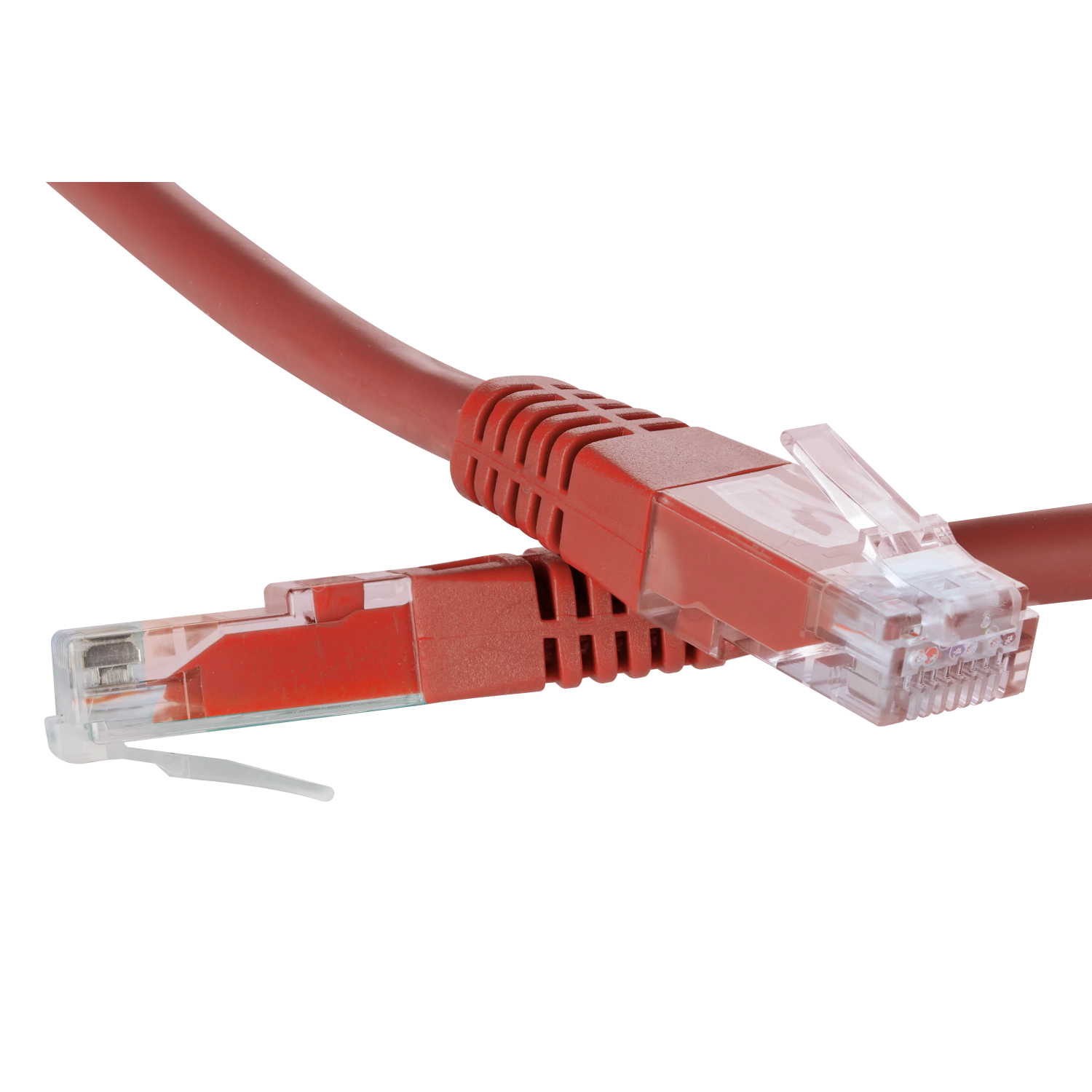 CCPartners Patch kabelis cat.5e UTP PVC sarkans 0.5m, PC-5EUTPPVC-RD0.5 cover photo