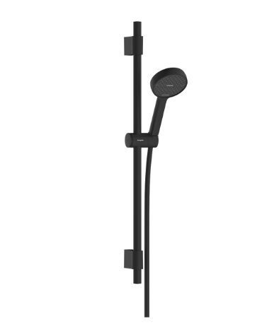 Hansgrohe rokas dušas komplekts Activera Select S 95 2jet EcoSmart ar stieni Varia 720mm, matēts melns, 28048670 cover photo