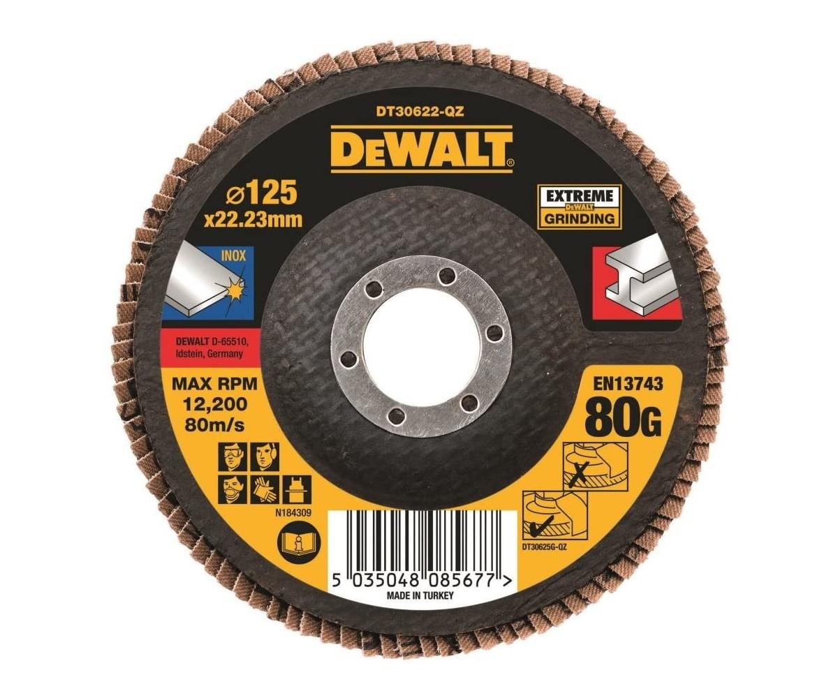 DeWALT lapiņdisks 125mm X 22.2mm X 80G, DT30622-QZ cover photo