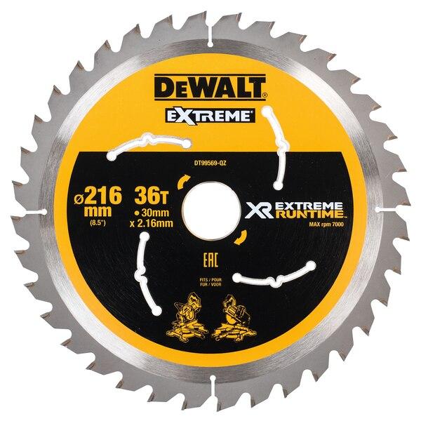 DeWALT zāģripa XR 216mm x 30mm 36T CSB, DT99569-QZ cover photo