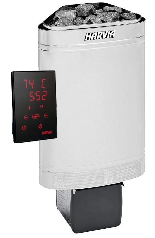 Harvia Delta D36XE Steel 3.6 kW, 2–4,5m3 elektriskā pirts krāsns cover photo
