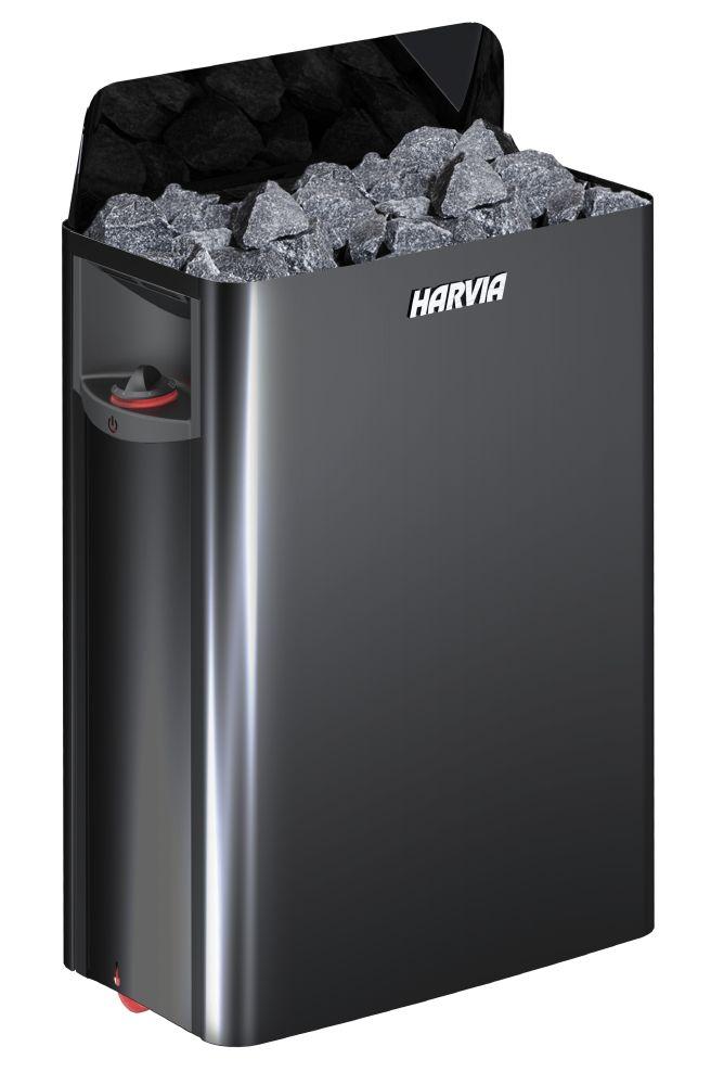 Harvia The Wall SW80 melns Steel 8 kW, 7–12m3 elektriskā pirts krāsns cover photo