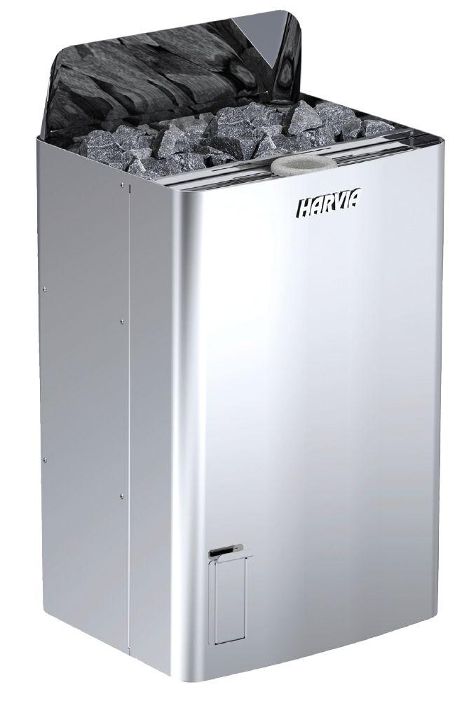 Harvia The Wall Combi SW90S Steel 9 kW, 8–14m3 elektriskā pirts krāsns cover photo
