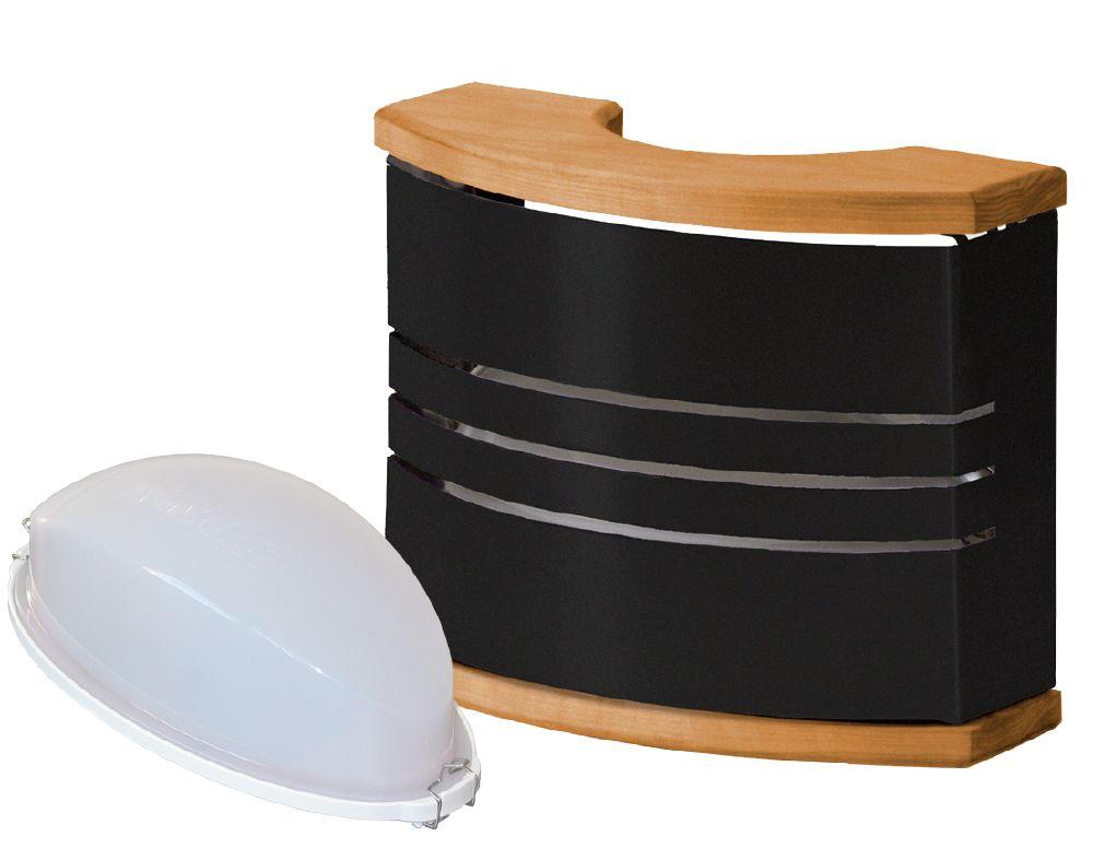 Harvia Legend saunas apgaismojums, melns (lamp+abažūrs), SAS21107 cover photo