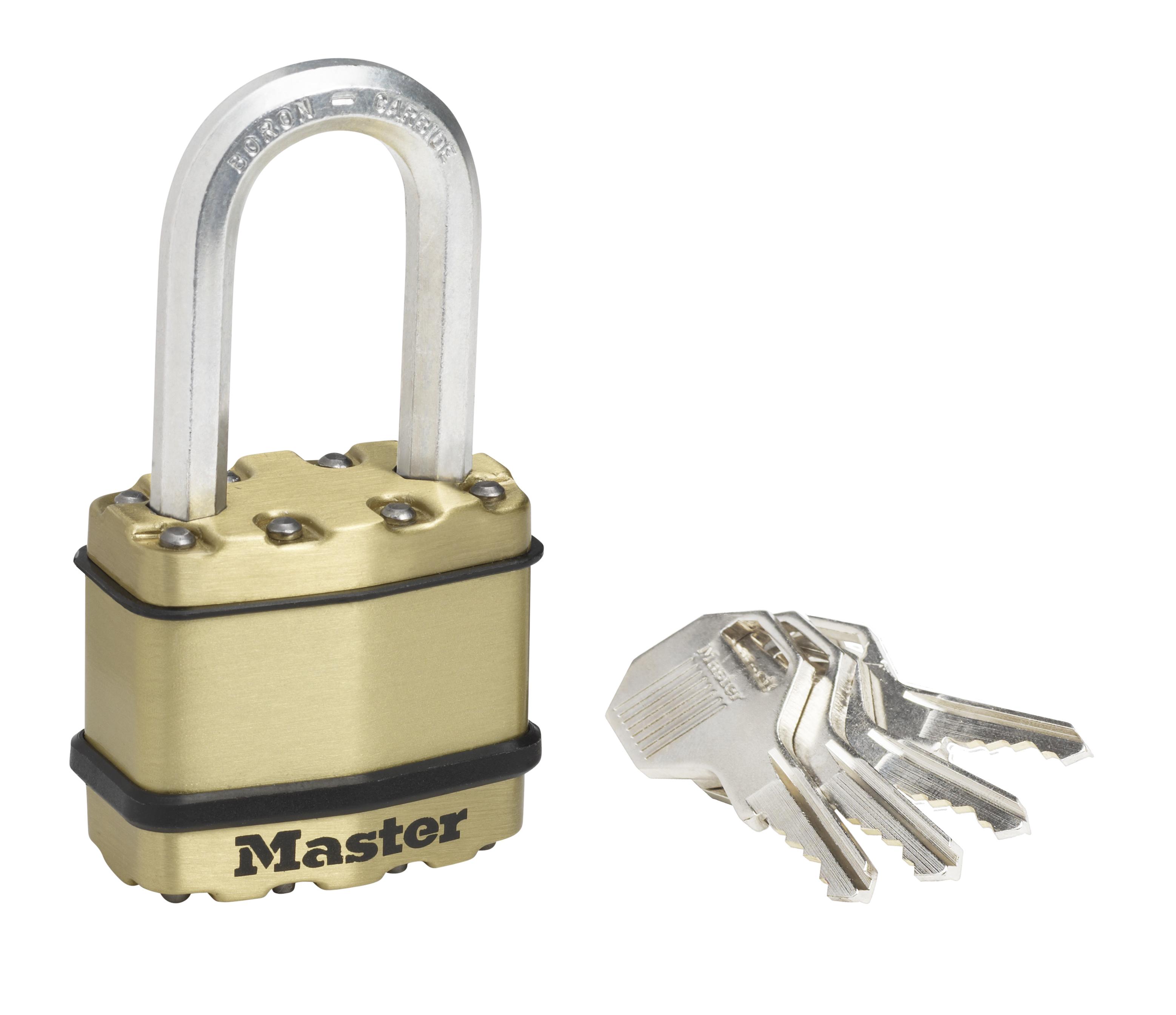 MasterLock piekaramā atslēga tērauda EXCELL 45mm, M1BEURDLF cover photo