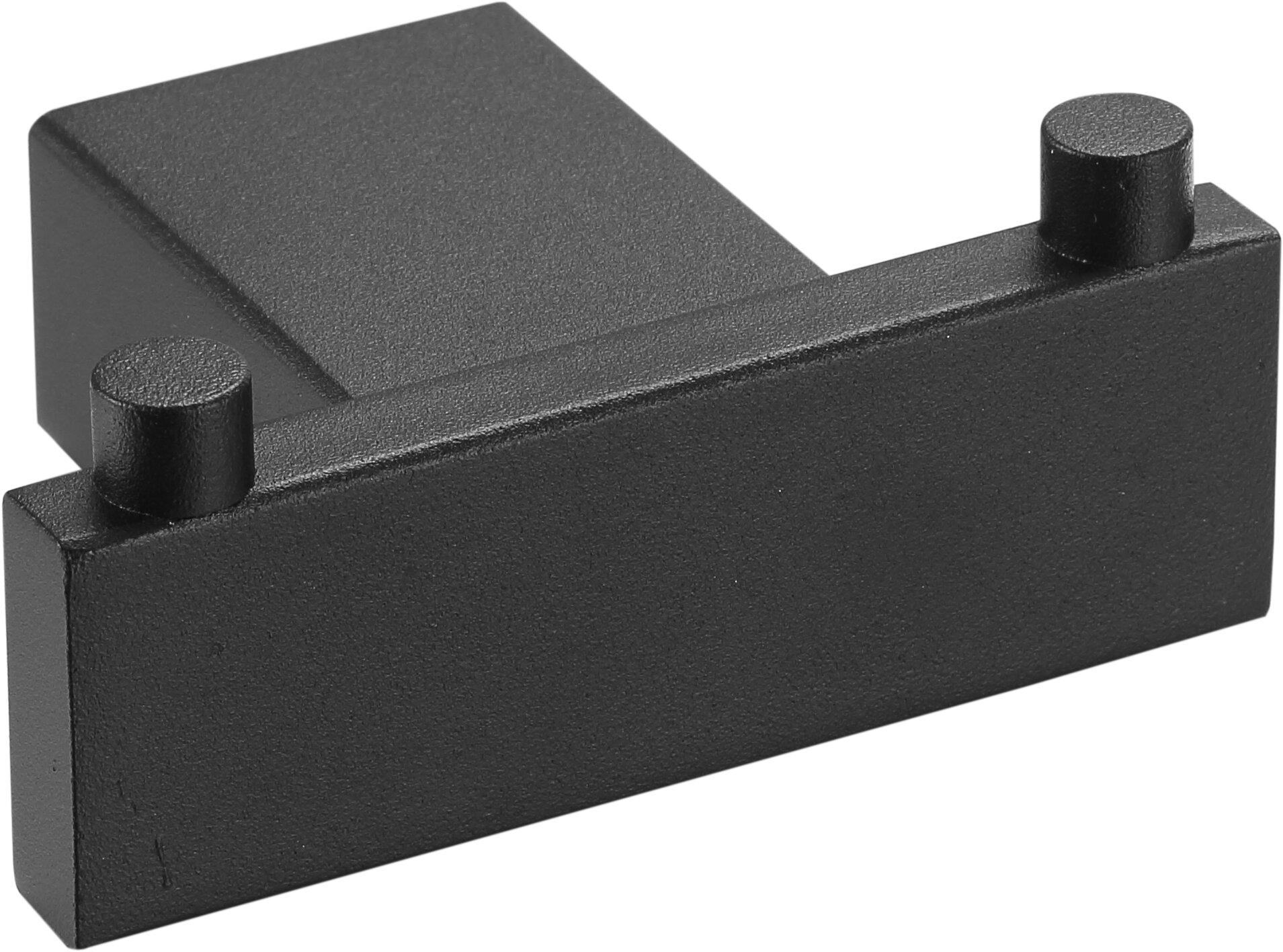 Mediclinics dubults āķītis, AISI 304 nerūsējošais tērauds, melns epoxy, AI2418B cover photo