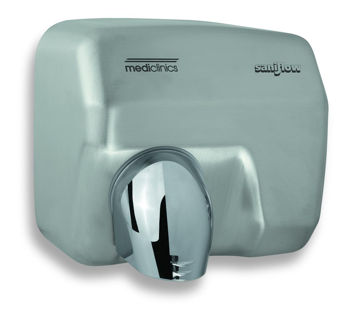 Mediclinics Saniflow roku žāvētājs, AISI 304 nerūsējošais tērauds, satin, automatic, E05ACS cover photo