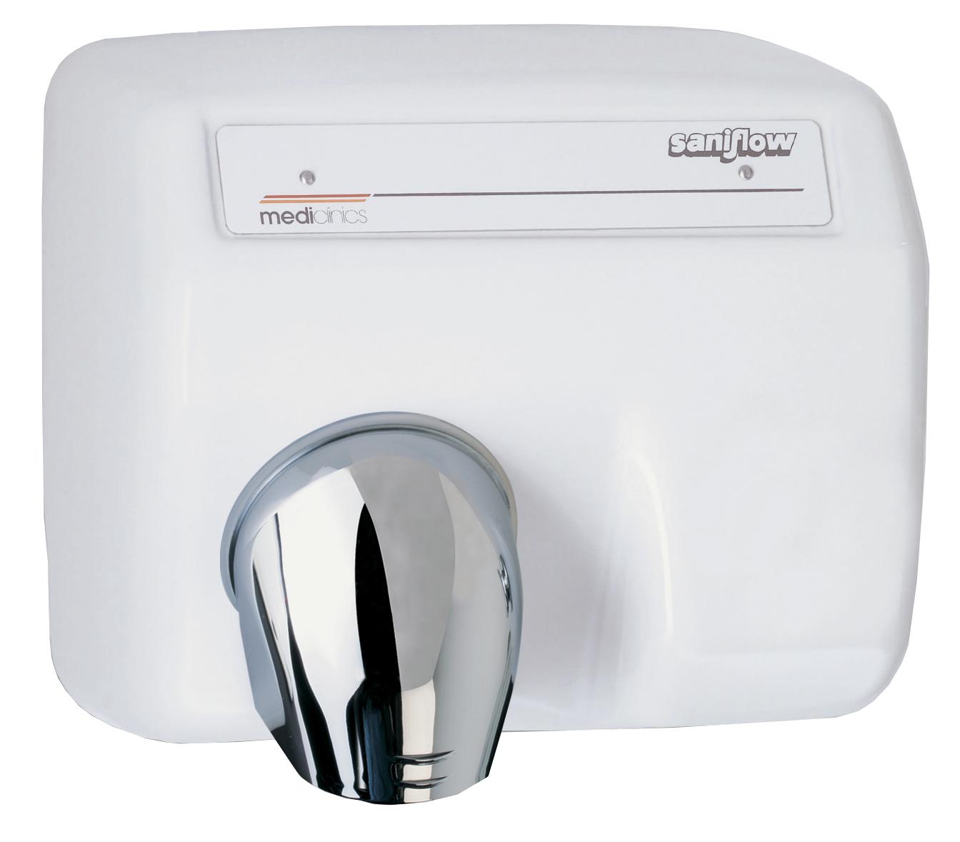Mediclinics Saniflow roku žāvētājs, čuguna, balts enamelled coating, automatic, E85A cover photo