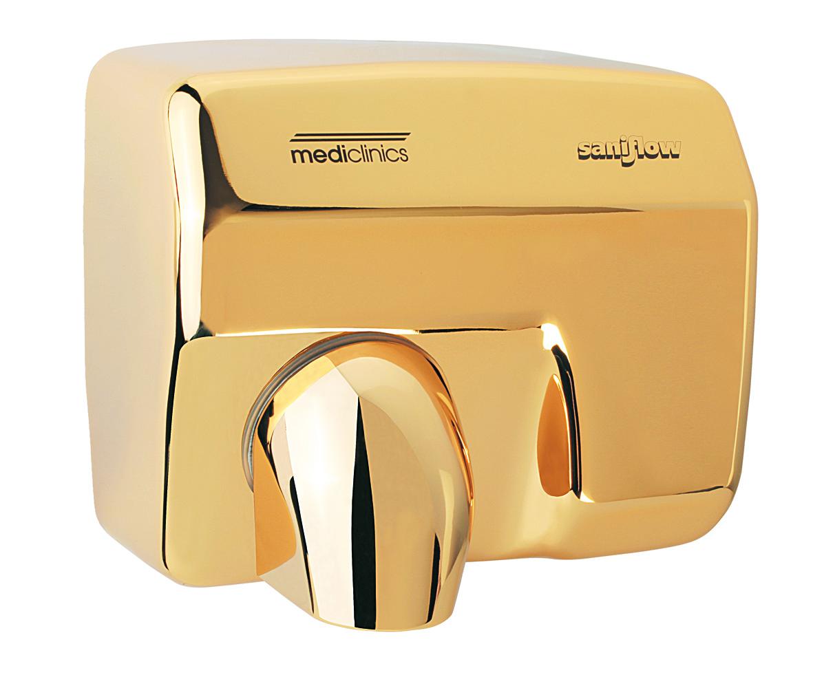 Mediclinics Saniflow roku žāvētājs, steel, gold plated, automatic, E88AO cover photo
