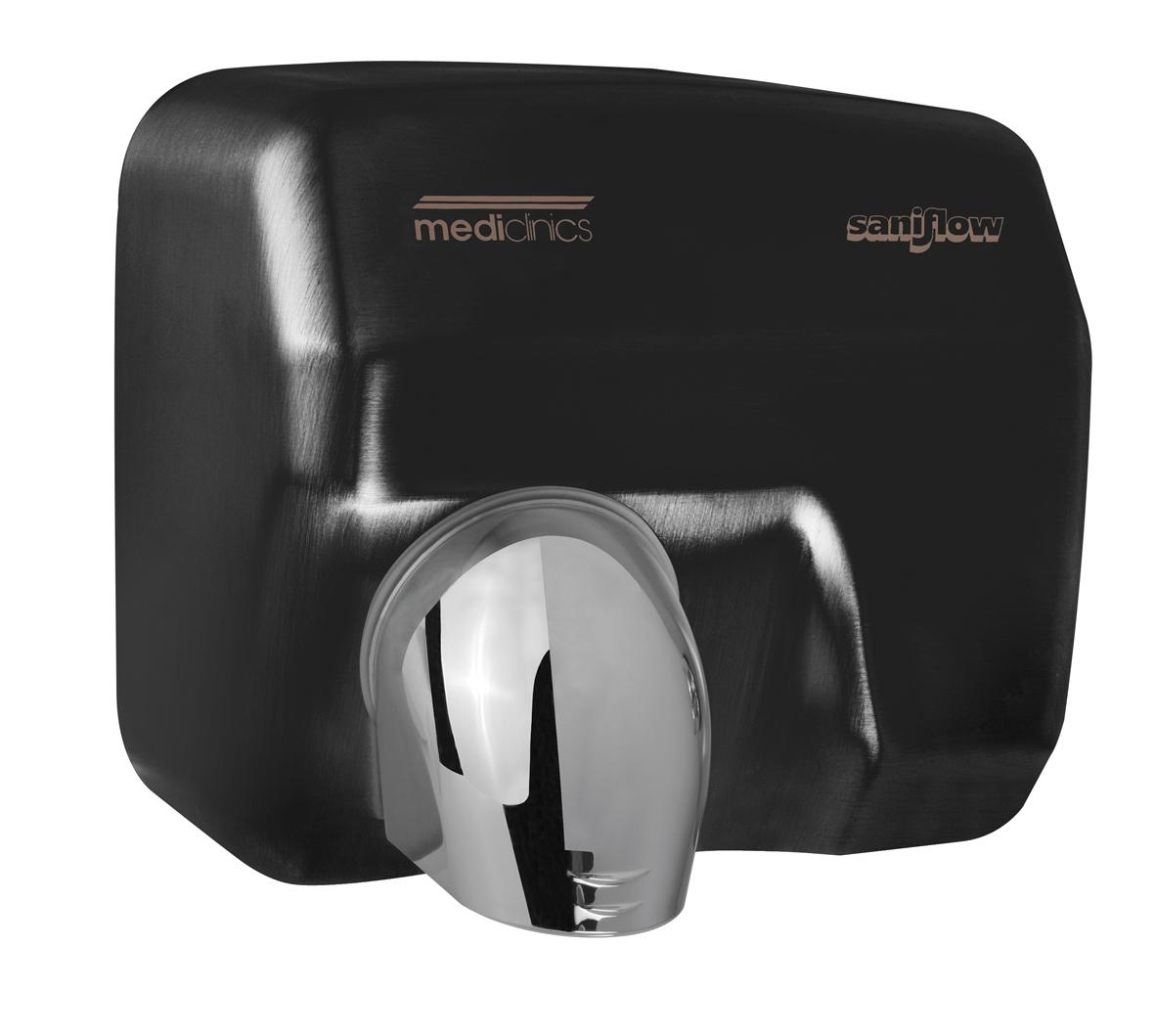 Mediclinics Saniflow roku žāvētājs, steel, matēts melns epoxy, automatic , E05AB cover photo