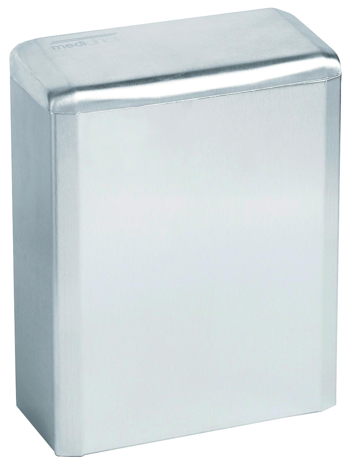 Mediclinics sanitāro salvešu atkritumu tvertne, 6 L, nerūsējošais tērauds AISI 304, bright, PP0006C cover photo