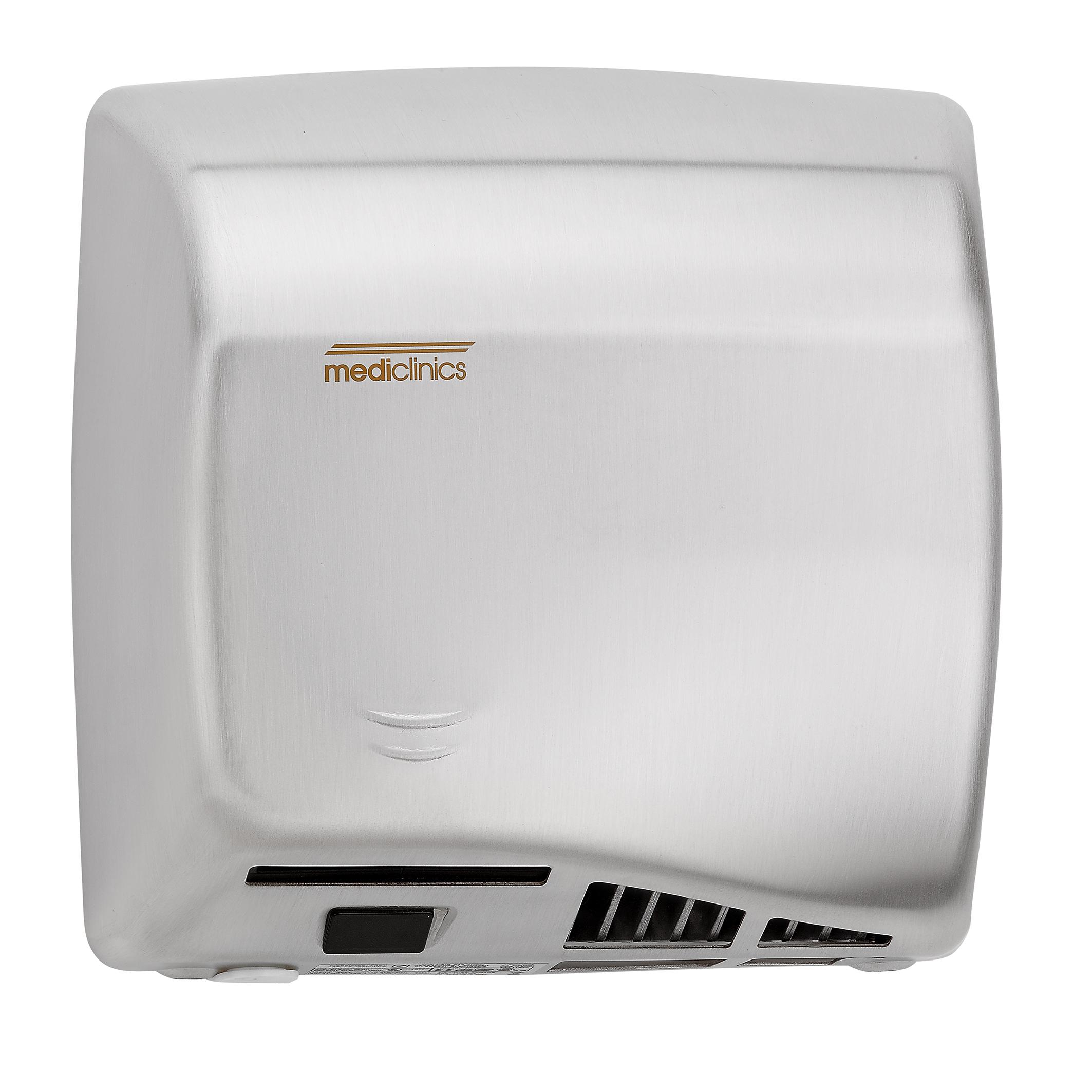 Mediclinics Speedflow High Speed roku žāvētājs, AISI 304 nerūsējošais tērauds, satin, automatic ar HEPA filtru, M17ACS cover photo