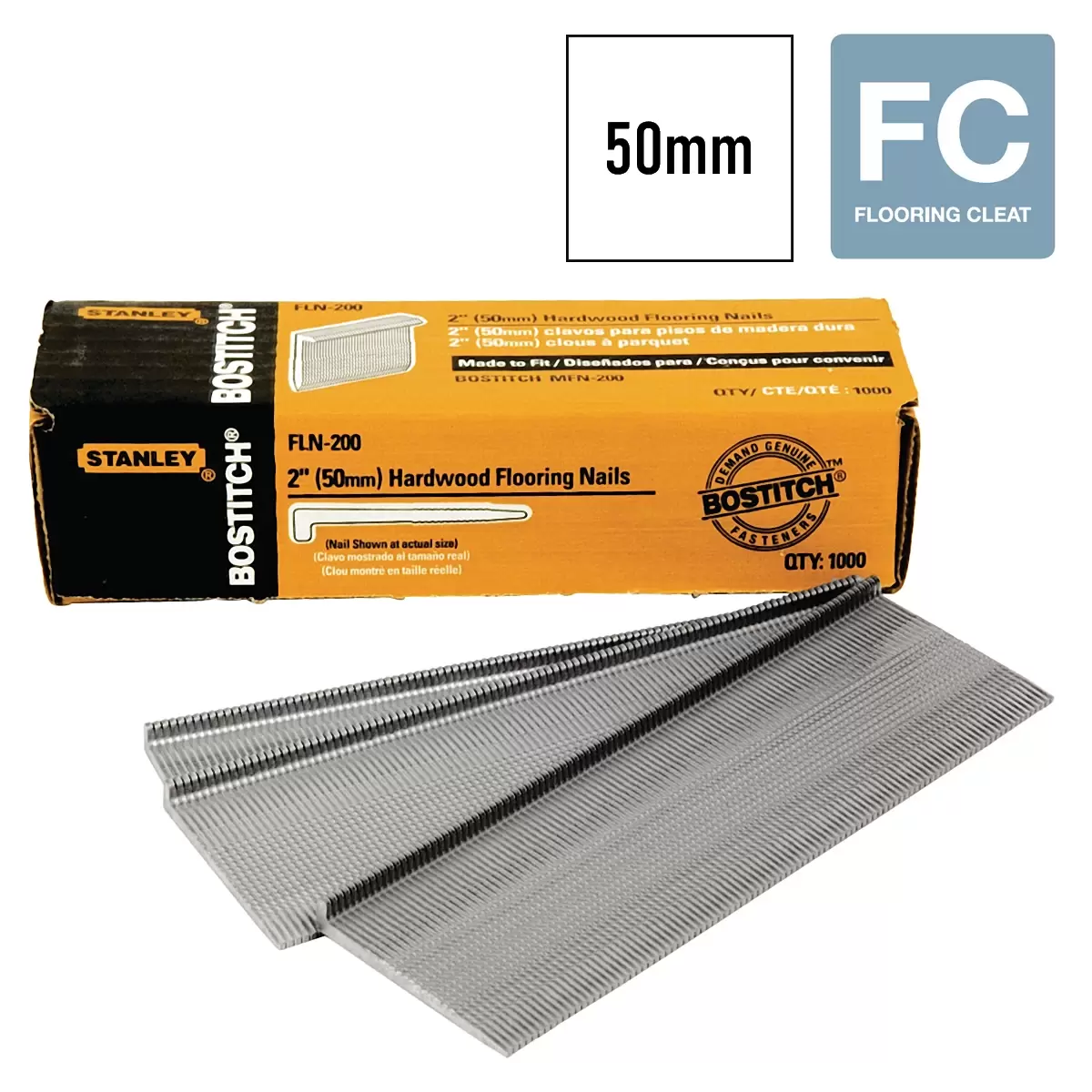 Bostitch naglas FLOORING NAILS 50MM 1M, FLN-200 cover photo