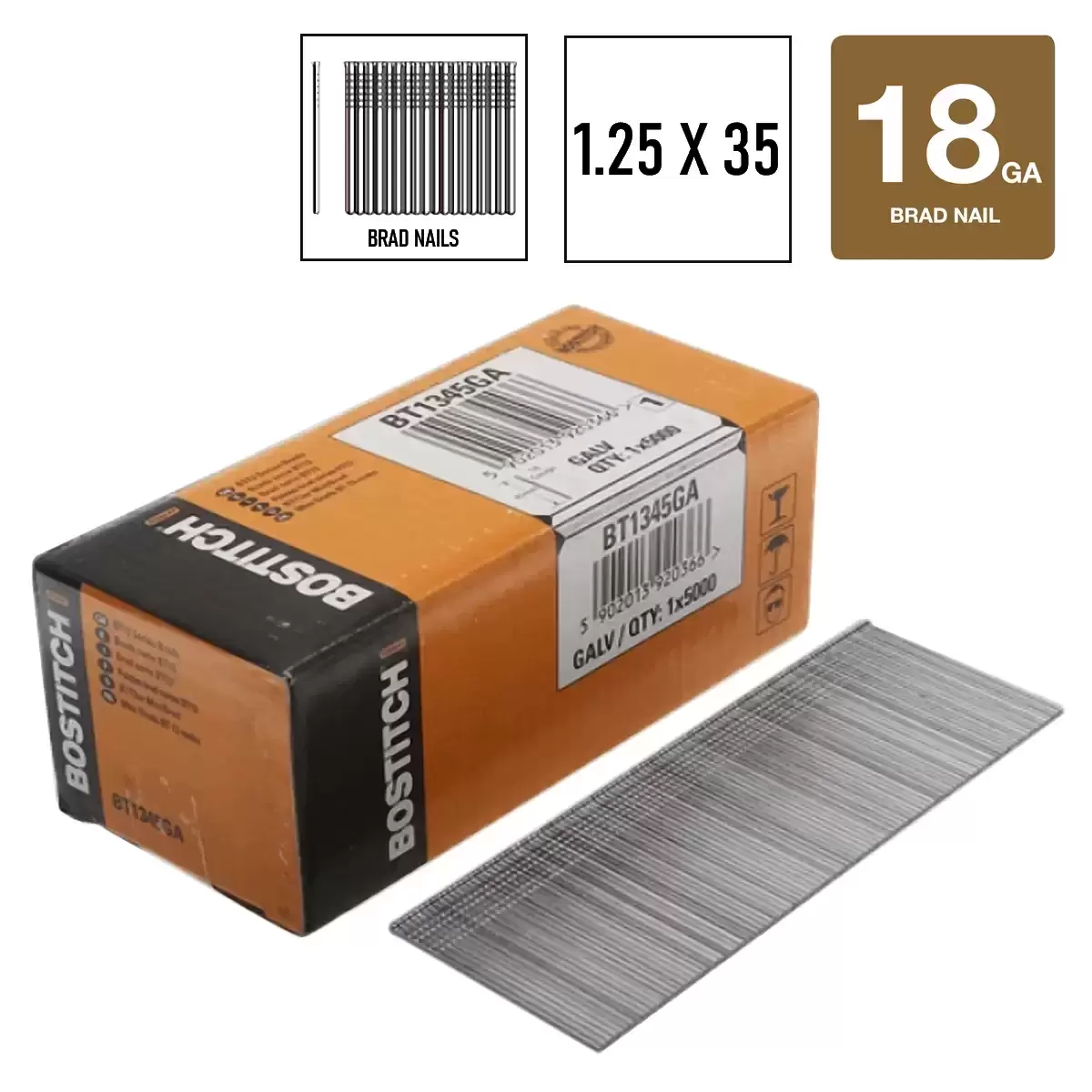 Bostitch Mini naglas ar plakanu galvu 35 INOX 5m, BT1335SS cover photo