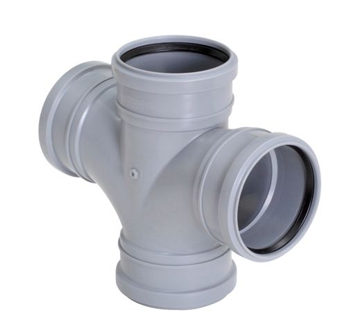 Uponor HTP kanalizācijaskrustgabals, noapaļots, 88.5gr, 1051244 cover photo