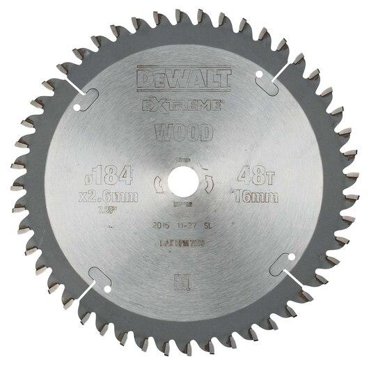 DeWALT zāģripa Extreme kokam 184x2.6mm d16 48z, DT4092-QZ cover photo