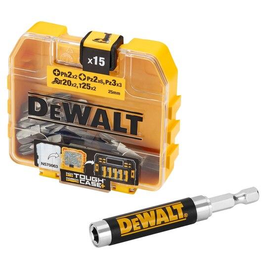 DeWALT magnētiskais uzgalis komplektā ar PH, PZ, Torx uzgaļi, DT71511-QZ cover photo