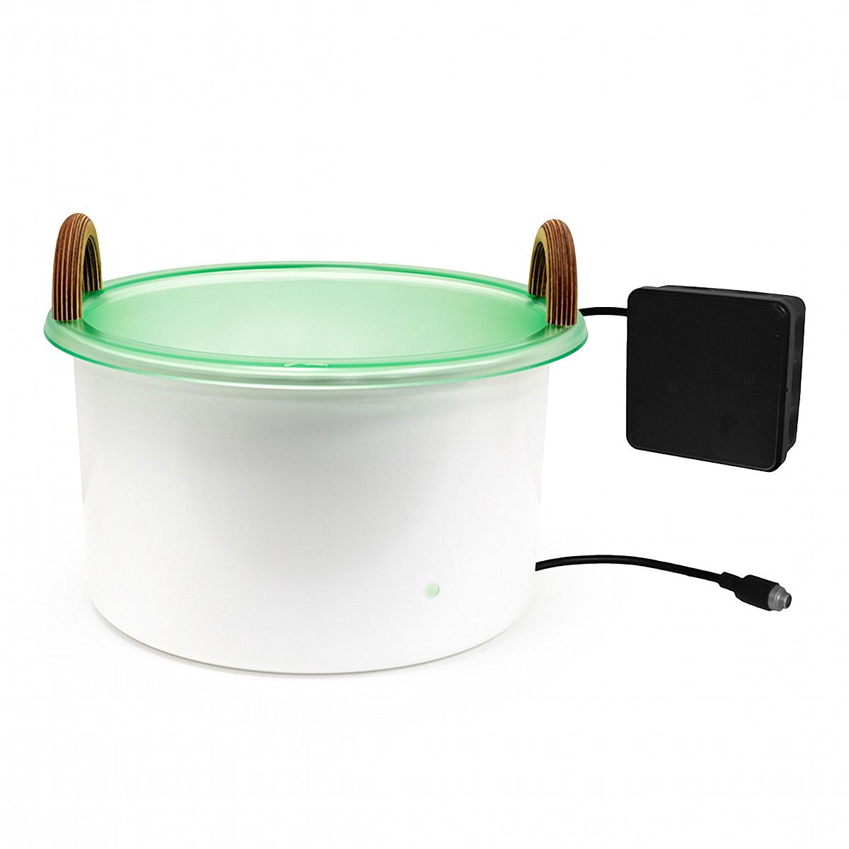 Cariitti Led izgaismots bowl with wooden rokturiss cover photo