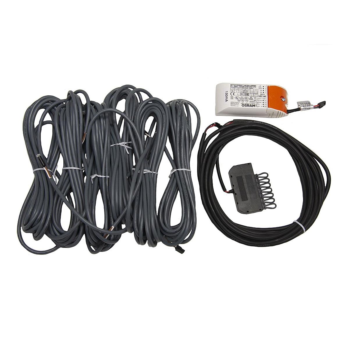 Cariitti tvaika pirts, bath Led set 3000 K, 3 Leds with 5 m cables cover photo