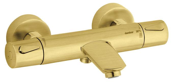 Damixa Silhouet termostata vannas/dušas maisītājs, berzts BRASS 745007900 cover photo