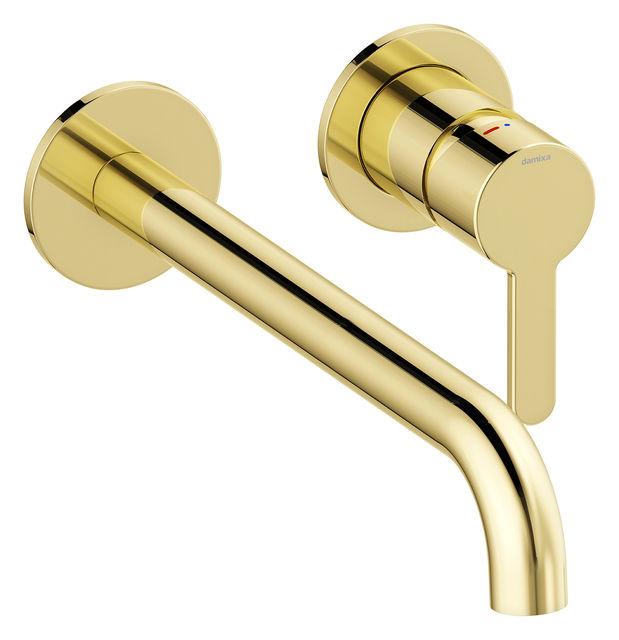 Damixa Silhouet maisītājs izlietnei iebūvējams v/a daļa, 250mm snīpis, POLISHED BRASS (PVD) 746167700 cover photo