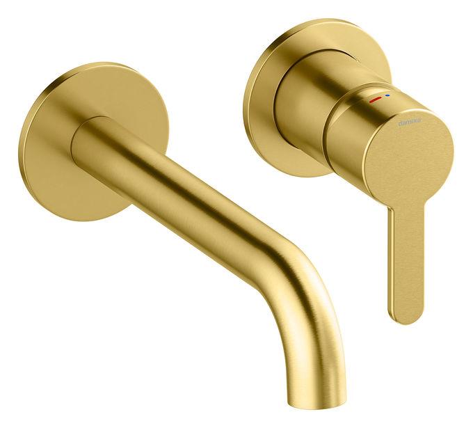 Damixa Silhouet maisītājs izlietnei iebūvējams v/a daļa, 180mm snīpis, berzts BRASS (PVD) 746267900 cover photo