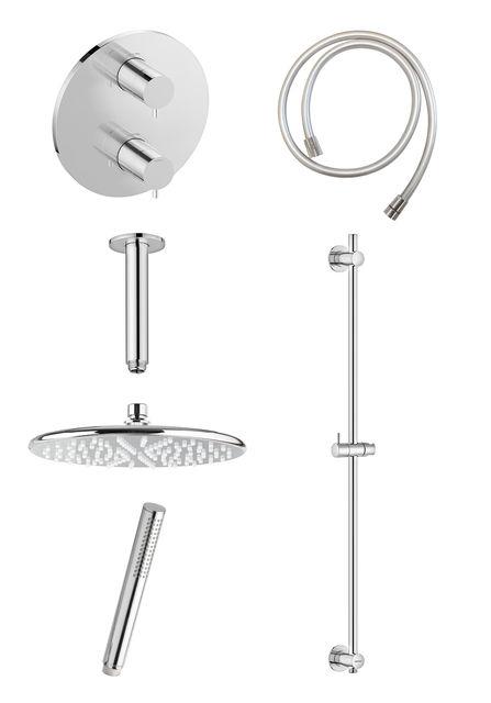 Damixa OSIER SR2 iebūvējams komplekts SILVER FLEX hose, hromēts 571543000 cover photo