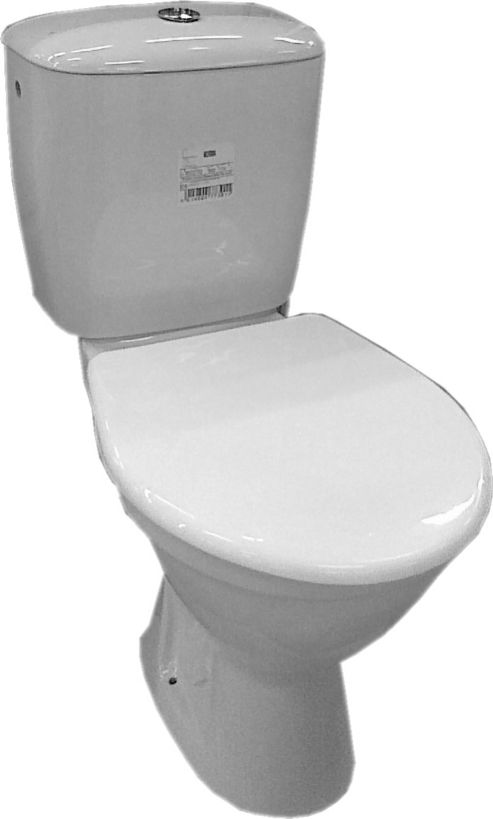 Jika WC pods Norma ar vāku, horizontāls izvads, pievads no sāniem, balts, H8602700007871 cover photo