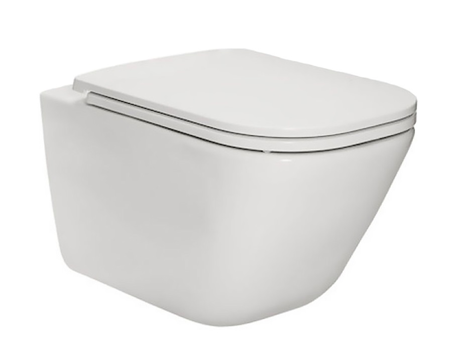Roca pods The Gap Rimless ar Slim SC vāku, stiprināms pie sienas, 347x540mm, balts, A34H470000 cover photo