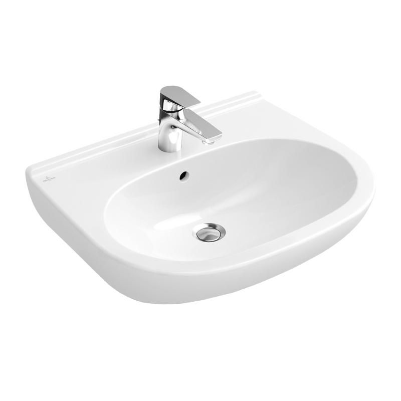 Villeroy & Boch izlietne O.Novo, 55x45, ar pārplūdi, balta, 51605501 cover photo