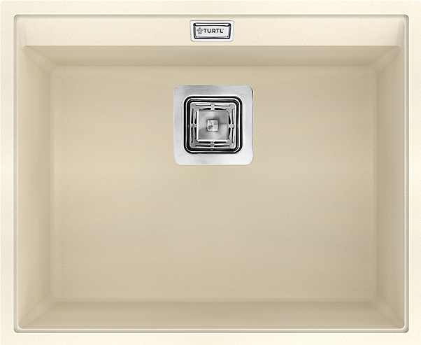 Turtl virtuves izlietne SQD100W-113 Blanched almond cover photo