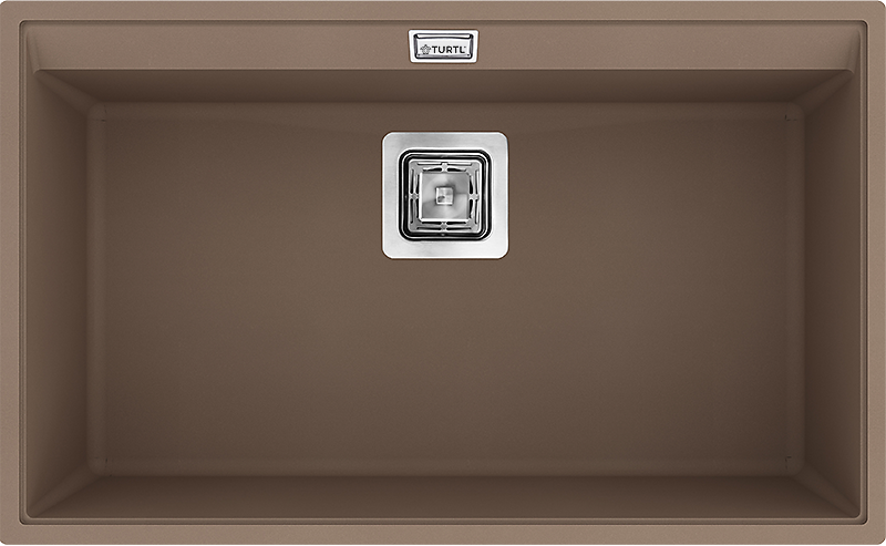 Turtl virtuves izlietne SQD101W-114 Mocha warm cover photo