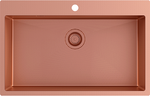 Turtl virtuves izlietne TERRA100M-C Copper cover photo