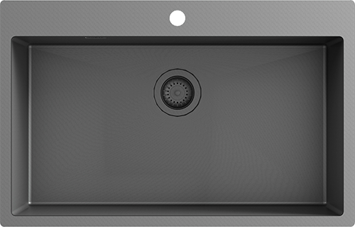 Turtl virtuves izlietne TERRA100M-T Graphite cover photo