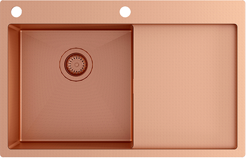 Turtl virtuves izlietne TERRA101N-LC Copper cover photo