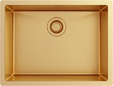 Turtl virtuves izlietne NOVA100L-G Gold cover photo