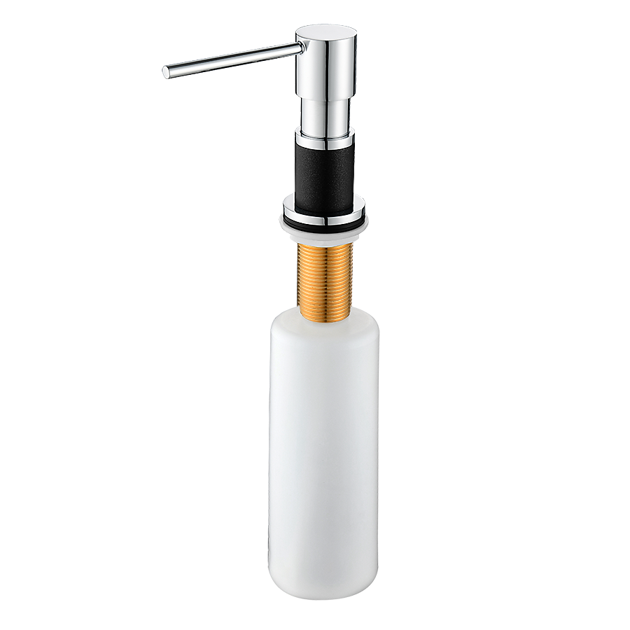 Turtl šķidro ziepju dozators DTR-601CR-melns metallic/hromēts cover photo