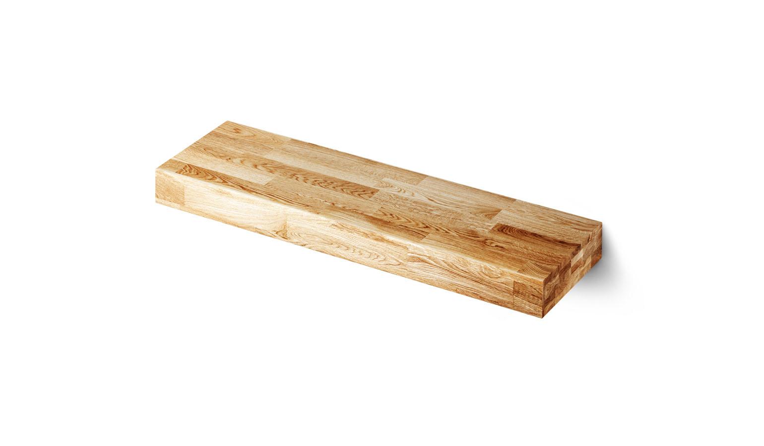 PAA SOLID plaukts 1200x450x96, ozols cover photo