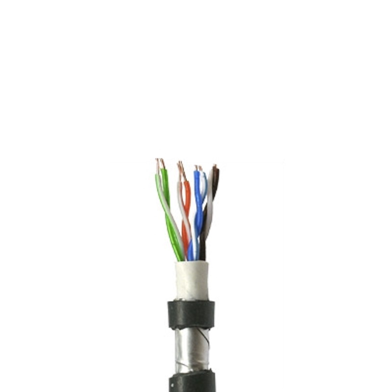 Spectra datu kabelis 4x2x0.5mm Cat5e STP J ārdarbu melns 305m, 490657 cover photo
