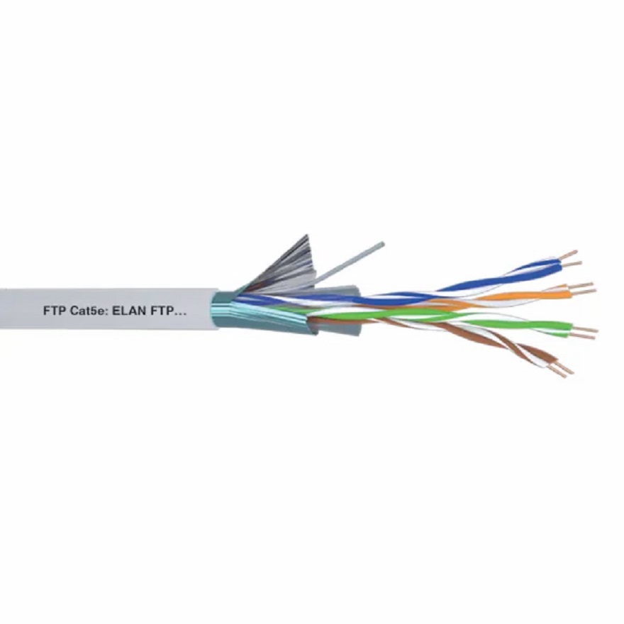 Elan datu kabelis 4x2x0.5mm AWG24 FTP Cat5e 305m, 098243S cover photo